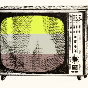 Ernesto Oroza - Speculative color variations in a B&W TV (Caribe)